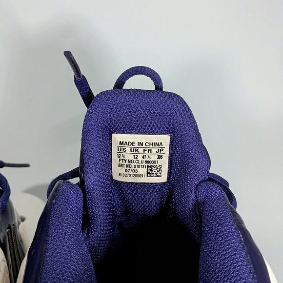 Adidas Men Adiprene A3 Electrify Basketball White Leather Rare Purple Sze 12 1/2 - Picture 7 of 8